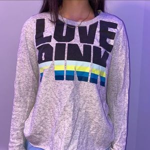 PINK long-sleeved shirt